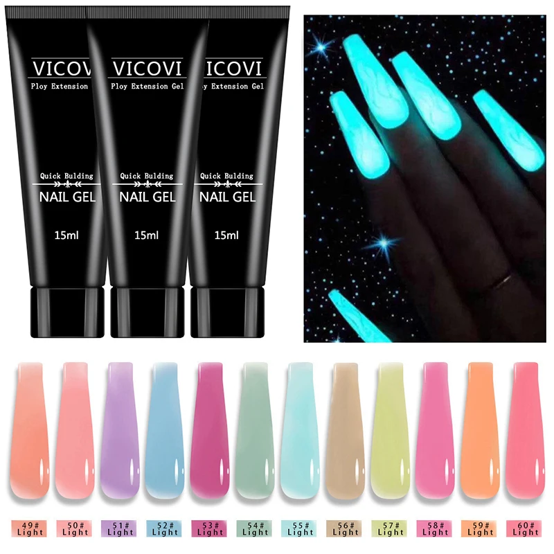 

Poly Nail Gel Extension Nail Gel Easy Use Gel Nail Enhancement For Diy Nail Art For Women Girls French Manicure Enhancement Gel
