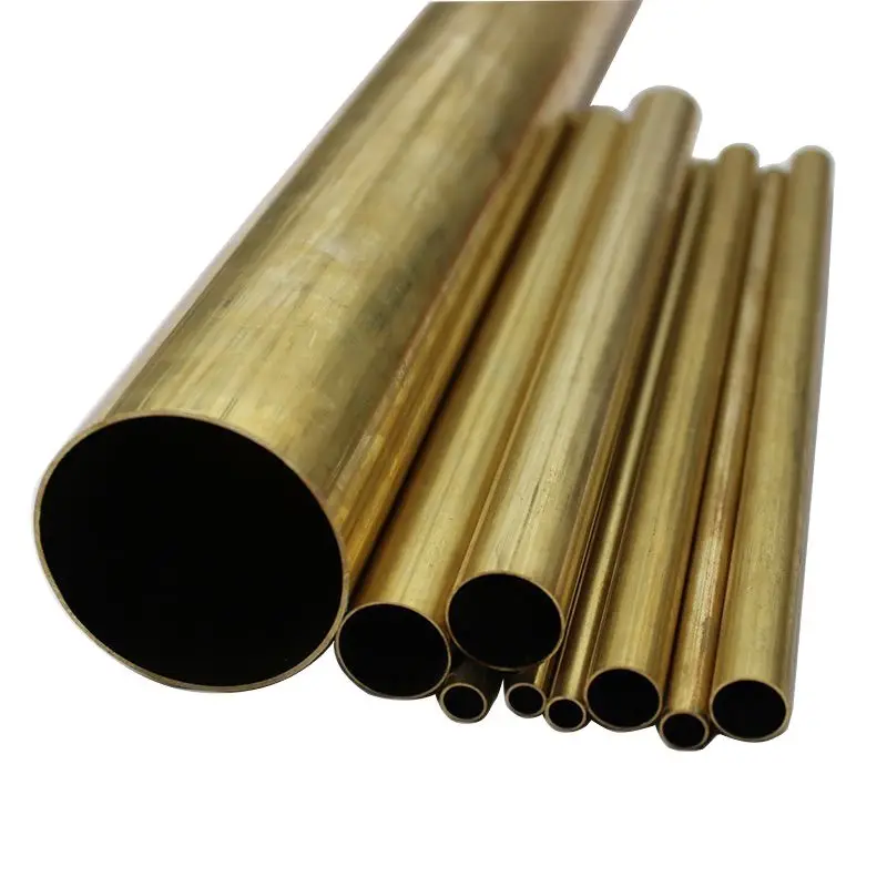 

Brass Round Tube Pipe OD 0.8mm To 55mm Length 500mm