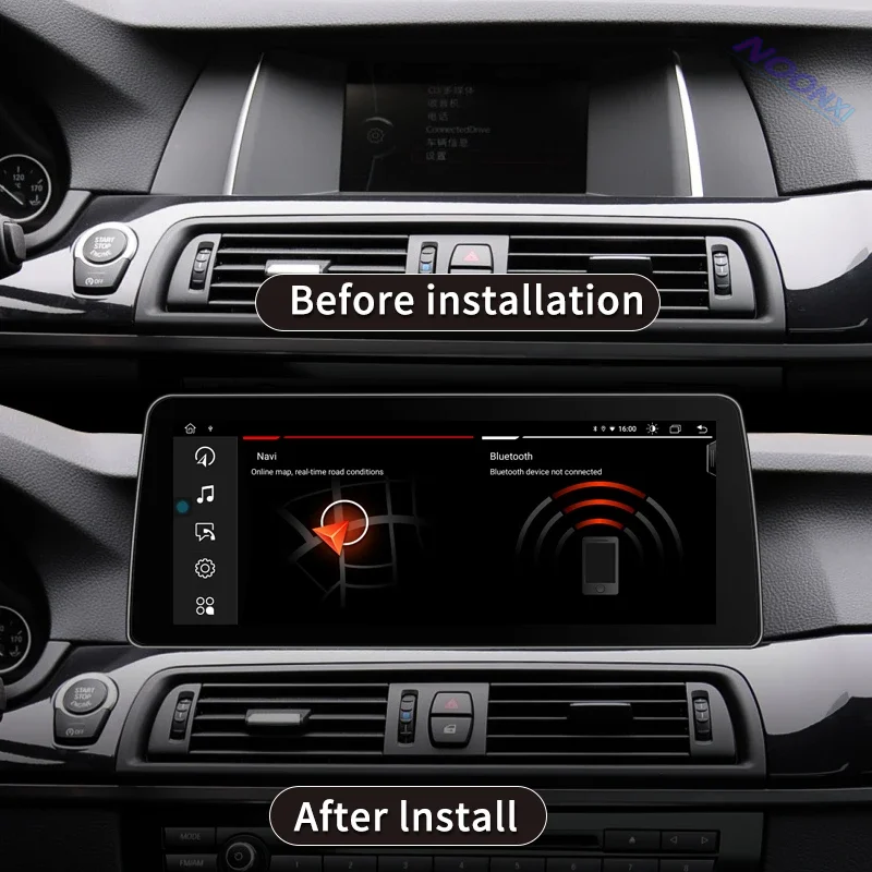 

Автомагнитола для BMW 5 серии F10 F11 2009-2017, мультимедийный проигрыватель с GPS-навигацией, видео 12,3 дюйма, Android 12, 2 DIN, головное устройство DSP Carplay