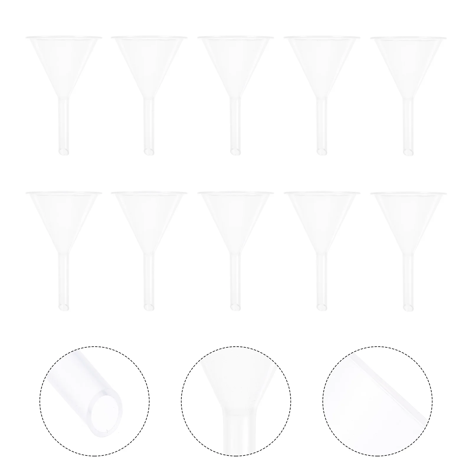 

Funnel Funnelsemulsion Oil Mini Filling Laboratory Small Tiny Miniature Samplesclearchemistry Essential Cookingtransfertools