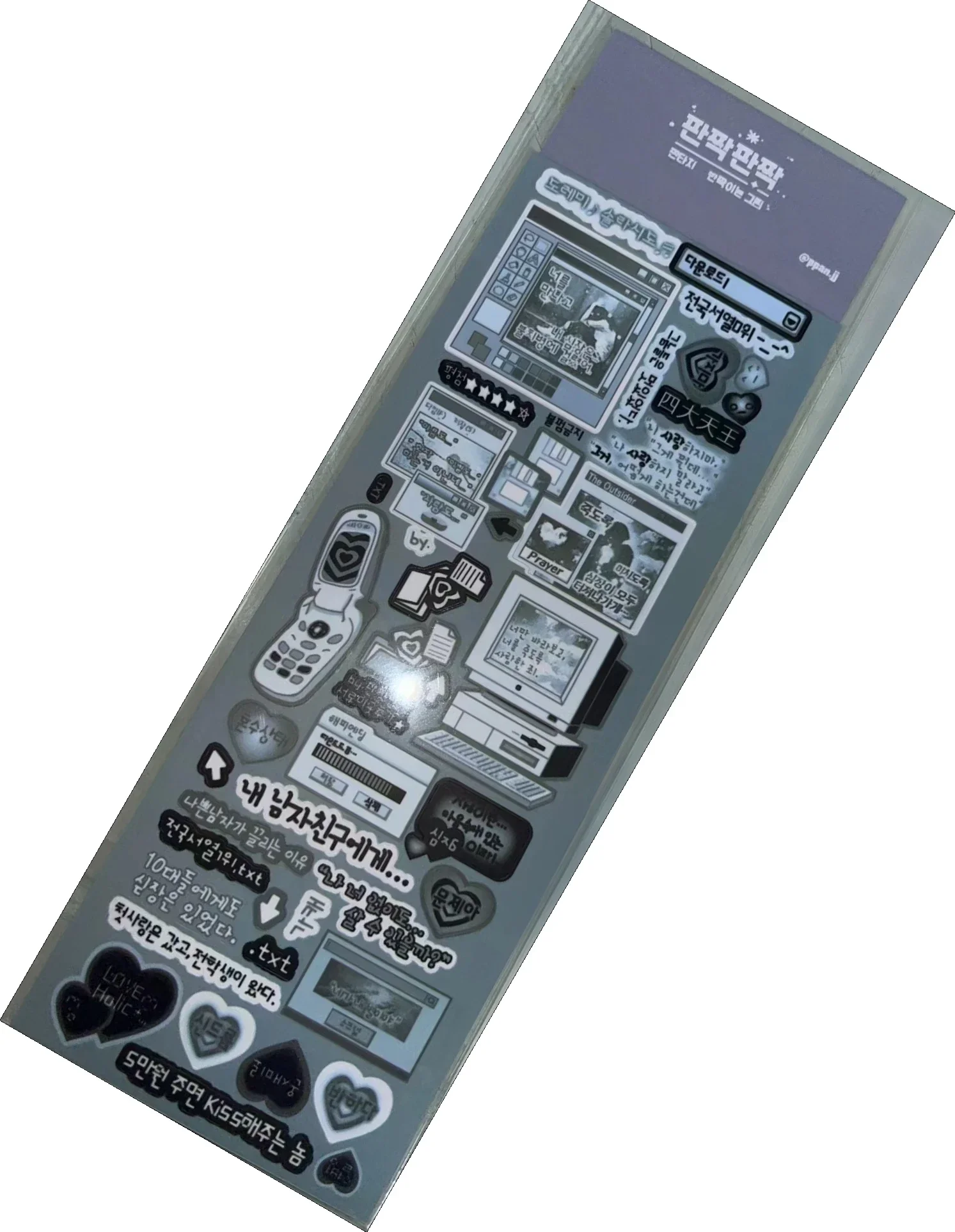 

Бумажные наклейки в корейском стиле