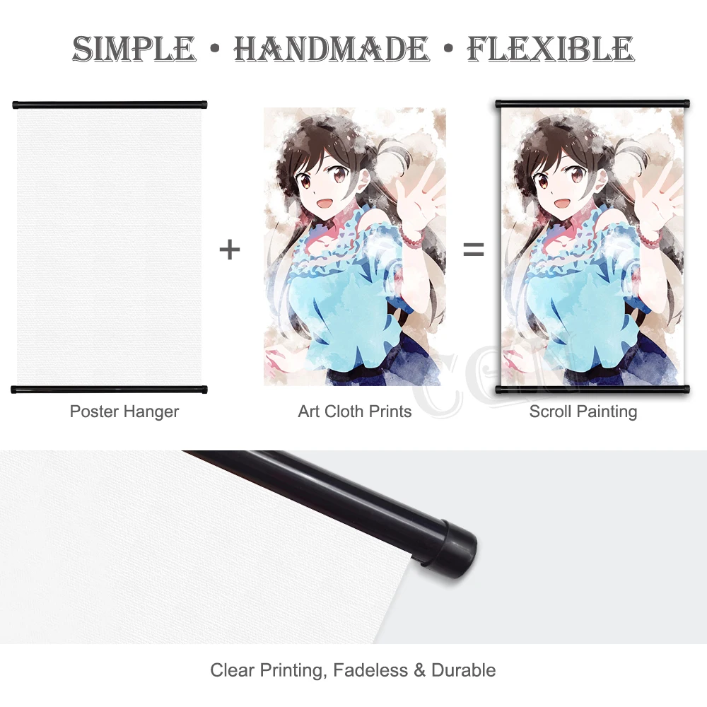 Настенная живопись рассекающий демонов холст Kamado Nezuko Модульная картина печать