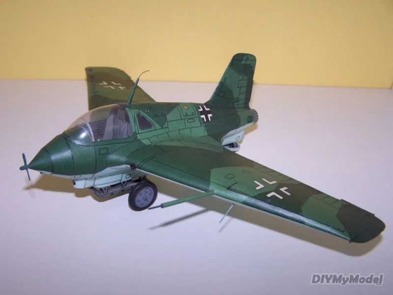 

DIYMyModeIComet interceptor me-163b-1a,meisseschmidt, GermanyDIY Handcraft Paper Model KIT Handmade Toy Puzzles Gift Movie props