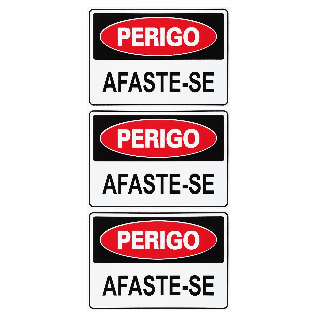 

Combo 3 Signs Danger Away 30x20 Access-S-218/1 F9e