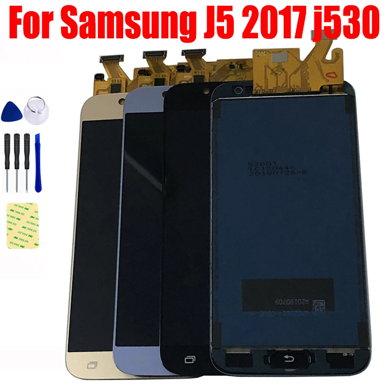 

For SAMSUNG Galaxy J5 2017 J530 J530F LCD Display Matrix Module Monitor Touch Screen Digitizer Sensor Assembly Replacement