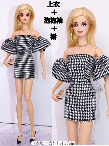 Комплект одежды/платье с верхней юбкой и брюками, одежда для лета и осени, наряд для куклы Барби 30 см xinyi Fr2 BJD ST, 1/6, Одежда для куклы
