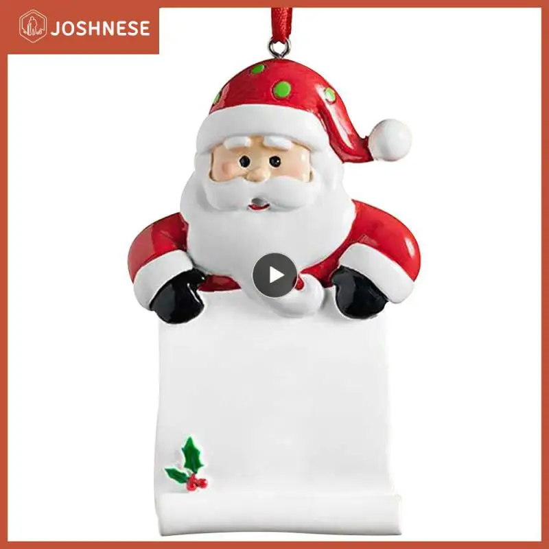 

Рождественские украшения в виде Санта Клауса, пергамента, свитка, искусственное украшение для рождественской елки, рождественские украшения