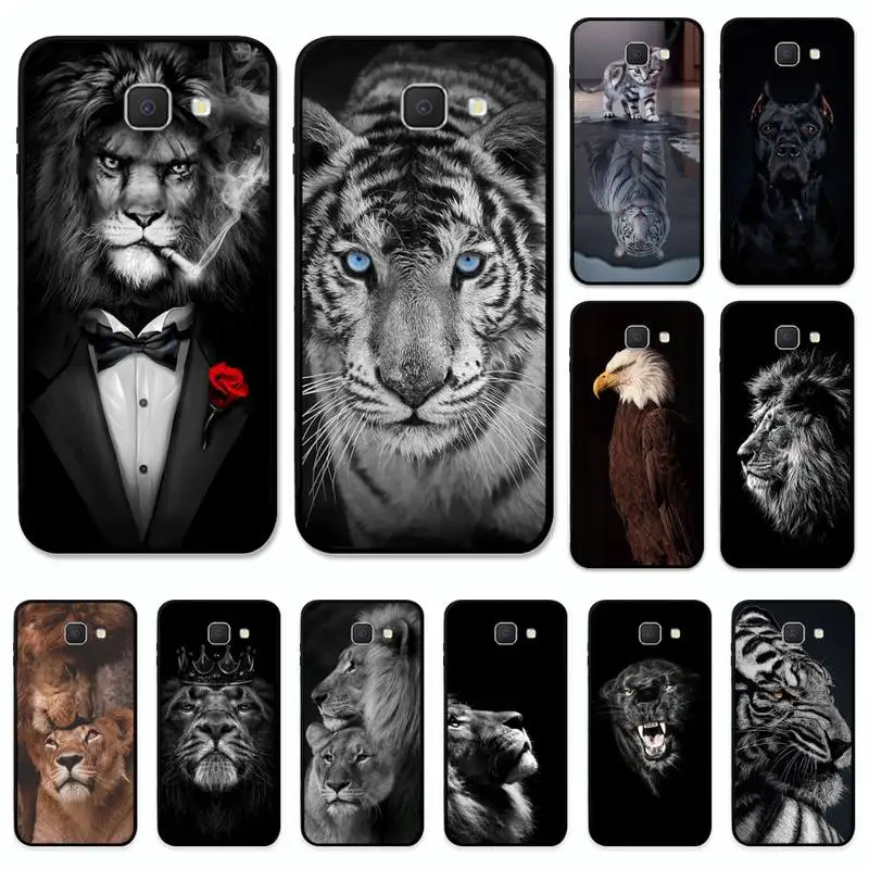 

Wolf Dog Cat Bird Lion Tiger Animal Phone Case for Samsung J7 J5 J2 Pro Prime J6 J4 Plus J8 A72 A52 A42 A32 A21 Soft Tpu Cover