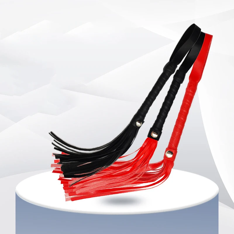Высокое качество из искусственной кожи Pimp Whip Racing Riding Crop Party Flogger Ручные манжеты Queen