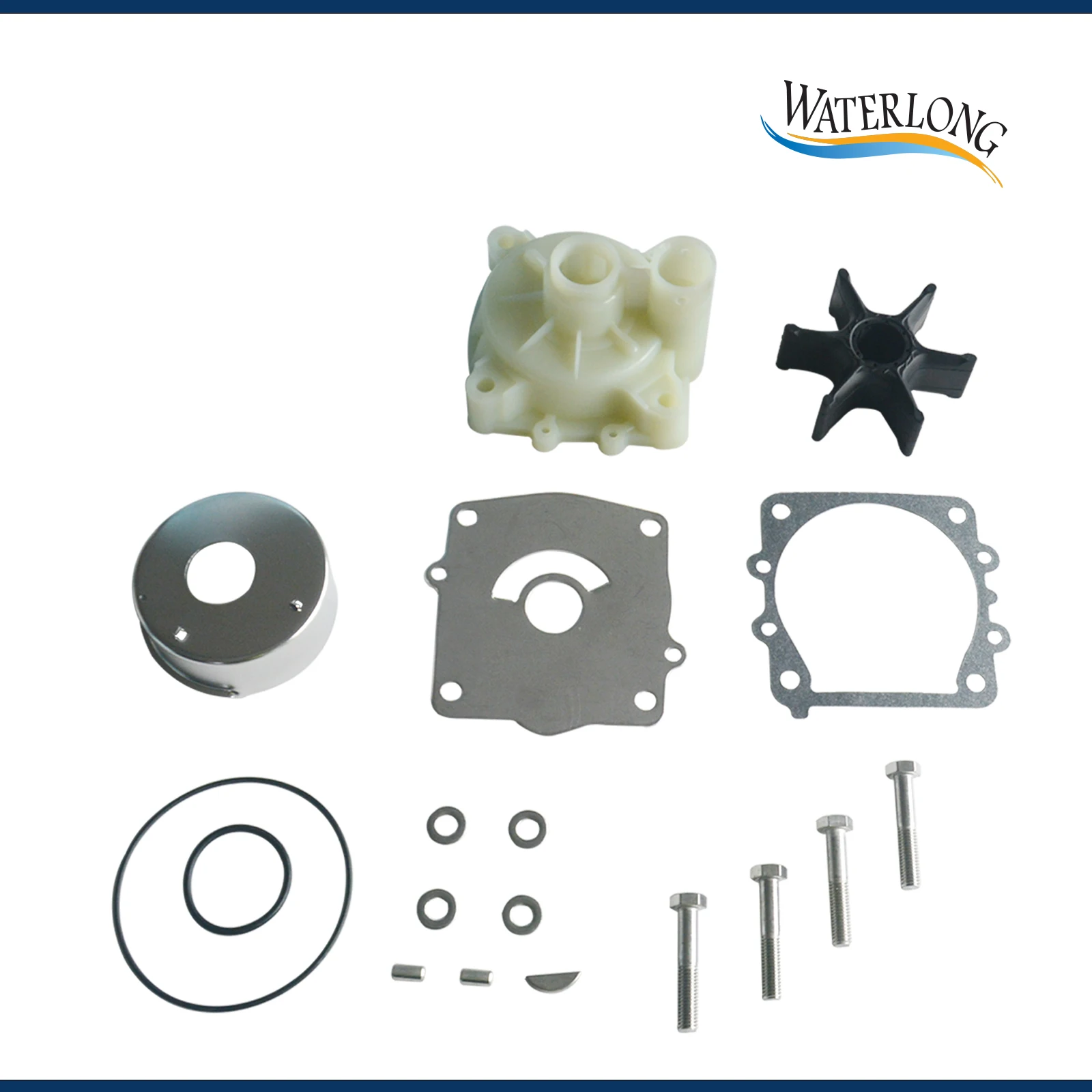 Комплект для ремонта водяного насоса WATERLONG 61AW0078 крыльчатка заменяет Yamaha