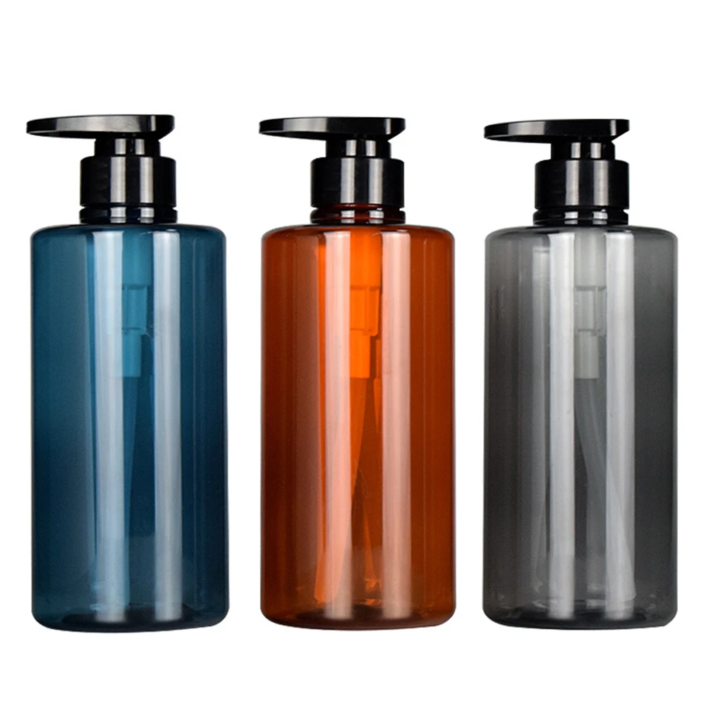 

Soap Dispenser Bottle Pump Plastic Liquid Bathroom Shampoo Empty 300ml/500ml Refill Shower Gel Hand Liquid Storage Container