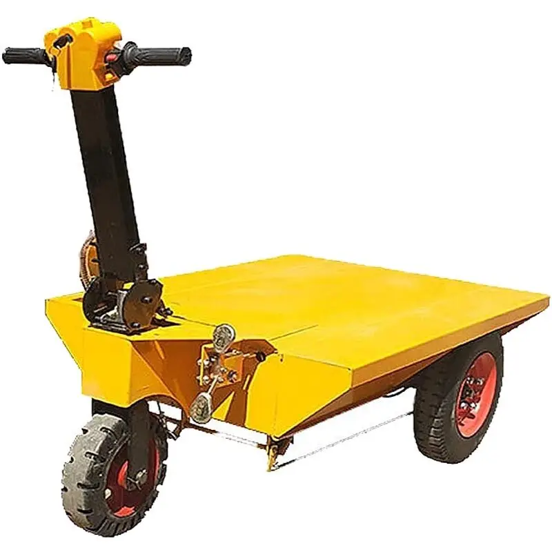 

Mobile Flat Plate Truck Handling Logistics Tools Electric Trolley for Greenhouse Warehouse Carrying Transport