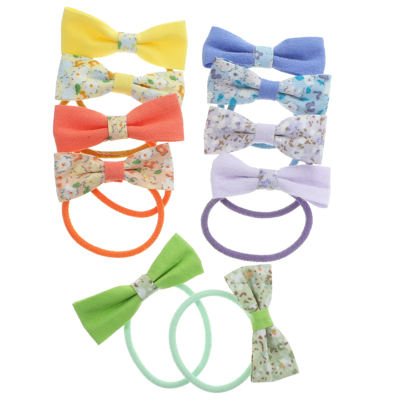 

Эластичные Завязки для волос 10 шт., тюлевые зажимы для волос в форме бабочки, завязки для волос, эластичная веревка для девочек, Женские аксессуары, держатели для хвоста, детские летние