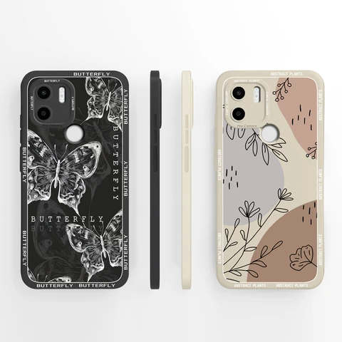 Чехол для телефона Xiaomi Redmi A2 Plus, мягкая Жидкая силиконовая задняя крышка Moon Rose с полной защитой от шока для Redmi A 2 A2 + чехол