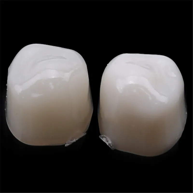 

1Set Crown Realistic Oral Care Teeth Whitening Anterior Molar Crown Dental Crowns Resin Porcelain Materials Temporary Teeth