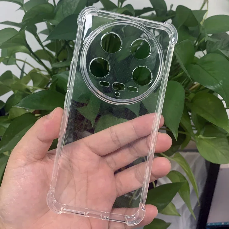 Прозрачный противоударный мягкий чехол из ТПУ с воздушной подушкой для Honor Magic 6 Pro