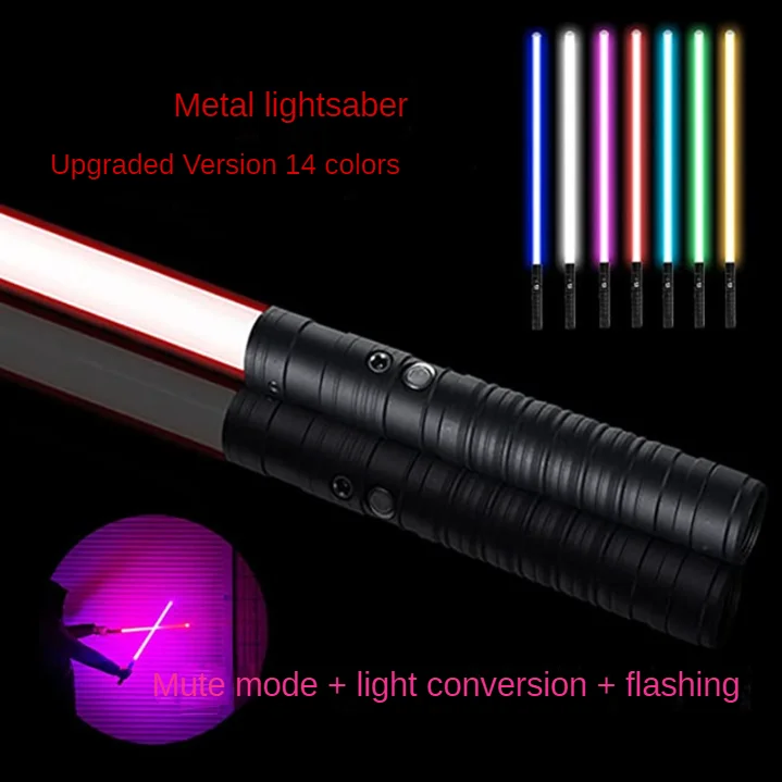 

RGB 14 Color Lightsaber Laser Sword Toy Light Saber Espada Brinquedos Sabre De Luz Juguetes Kpop Lightstick Zabawki Oyuncak Z50