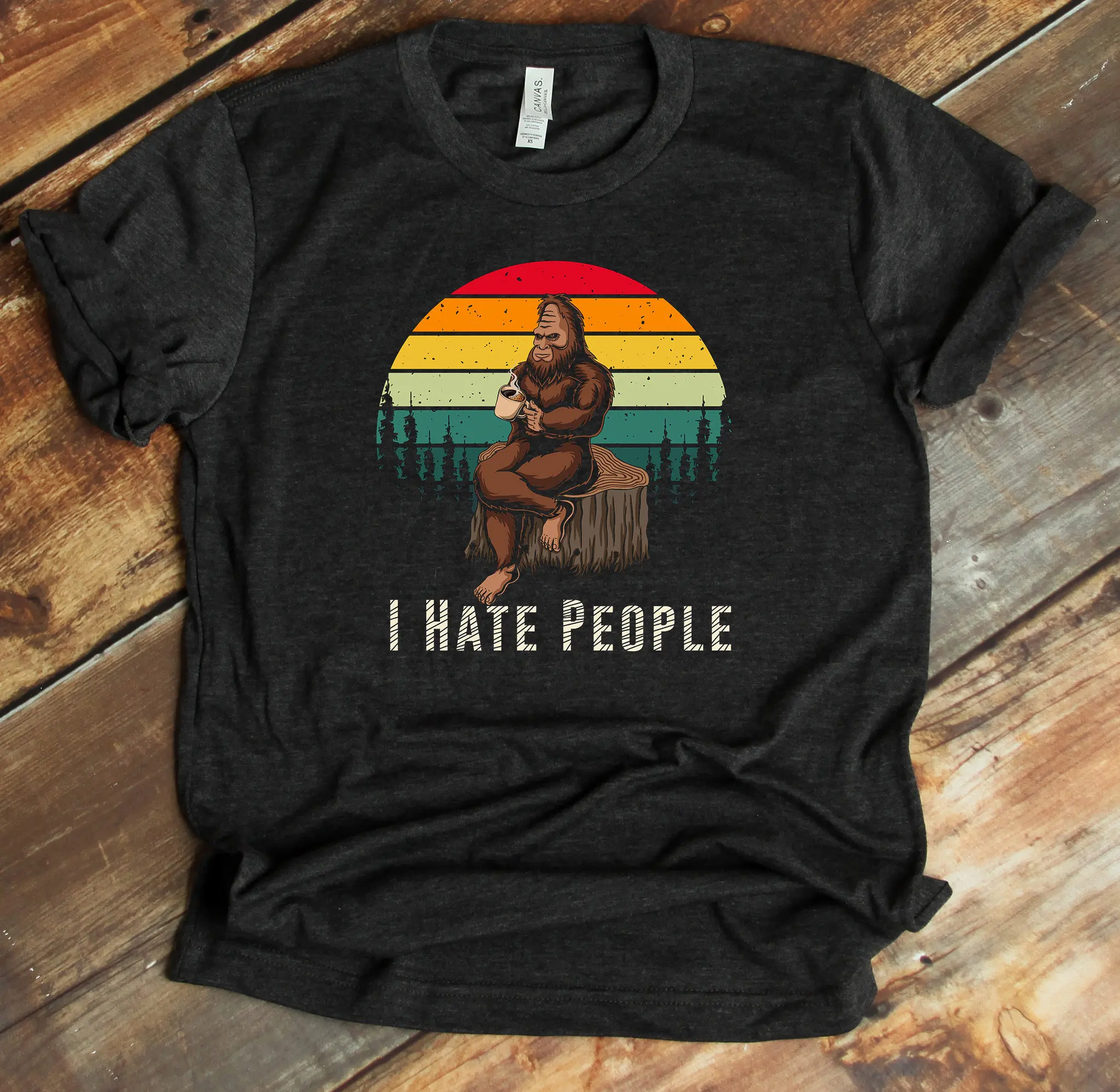Футболка Bigfoot с надписью I Hate People