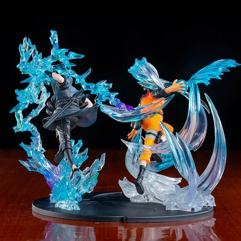 

Naruto Anime Characters Uzumaki Naruto VS Uchiha Sasuke Doll Toy Cosplay Model Jewelry Boys Girls Christmas Birthday Gifts