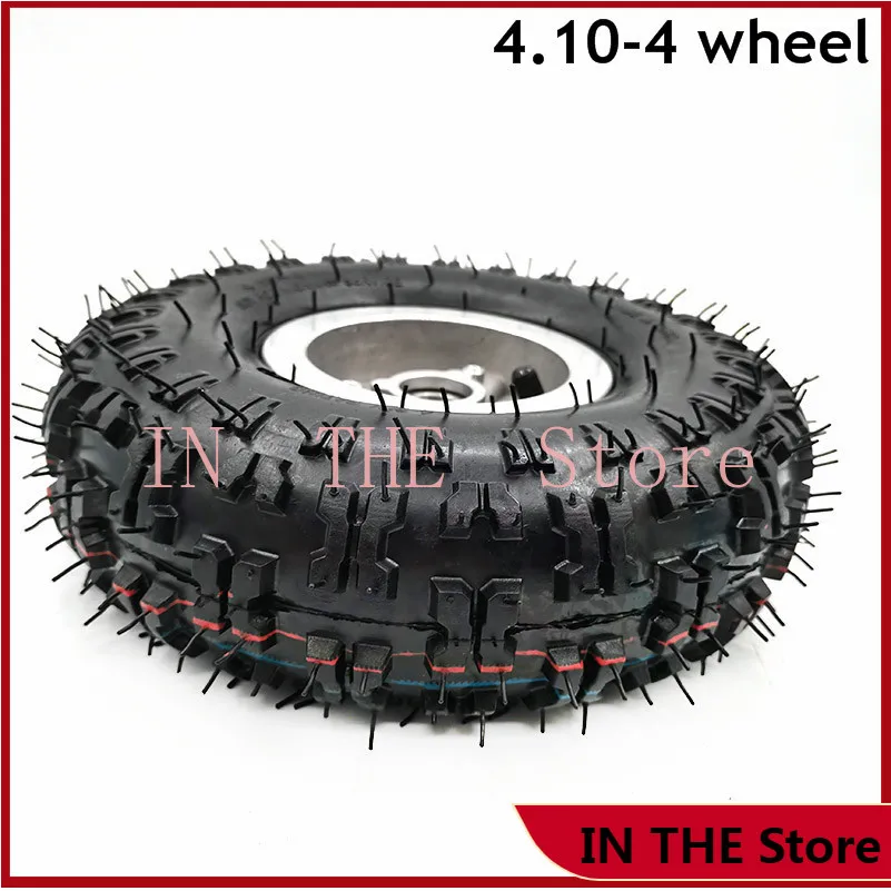 High quality 4.10-4 tire hub rim 4.10-4 tire and tube for ATV 4WD go kart 47cc 49cc