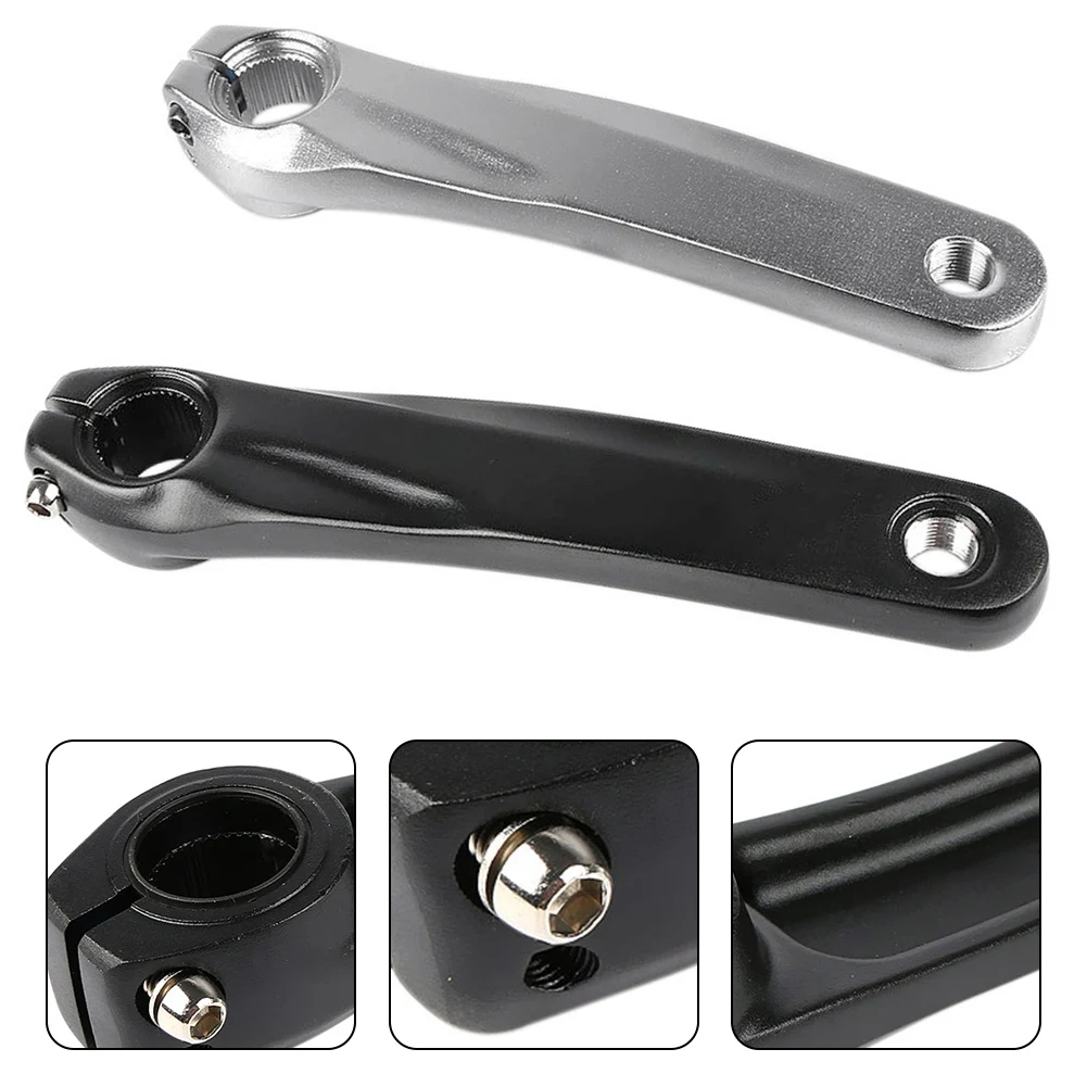 Замена 1 * кривошипный рычаг 170 мм серебристый 266–271 г алюминиевый сплав черный