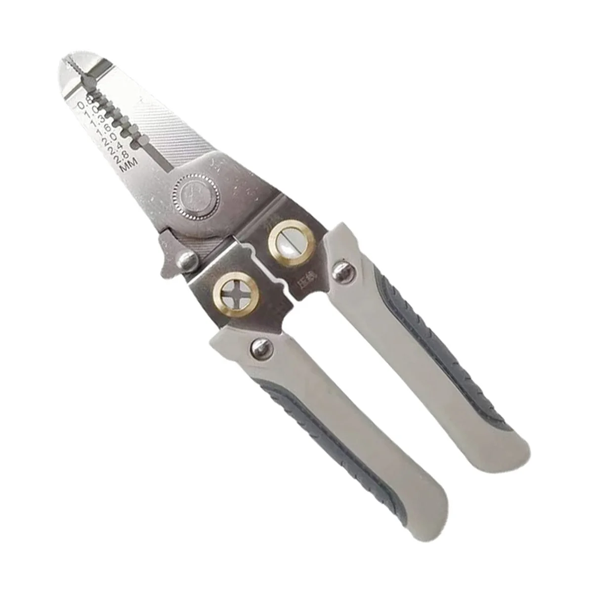 

Многофункциональный инструмент для зачистки проводов, многофункциональный инструмент для зачистки проводов, серый инструмент для электрика из нержавеющей стали