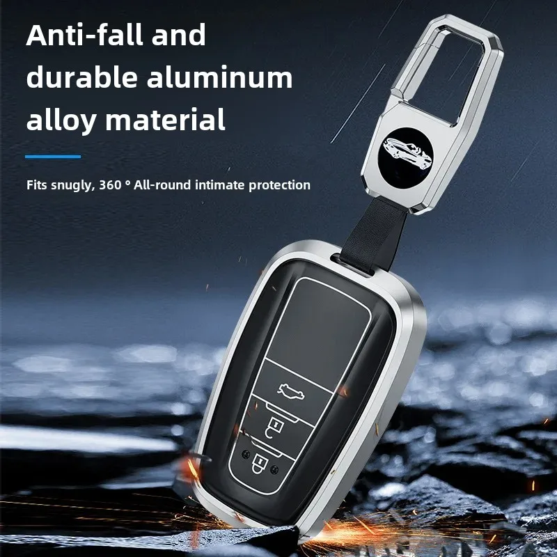 Высококачественный чехол для ключей от машины Toyota совместимый с Camry Corolla Supra Lexus