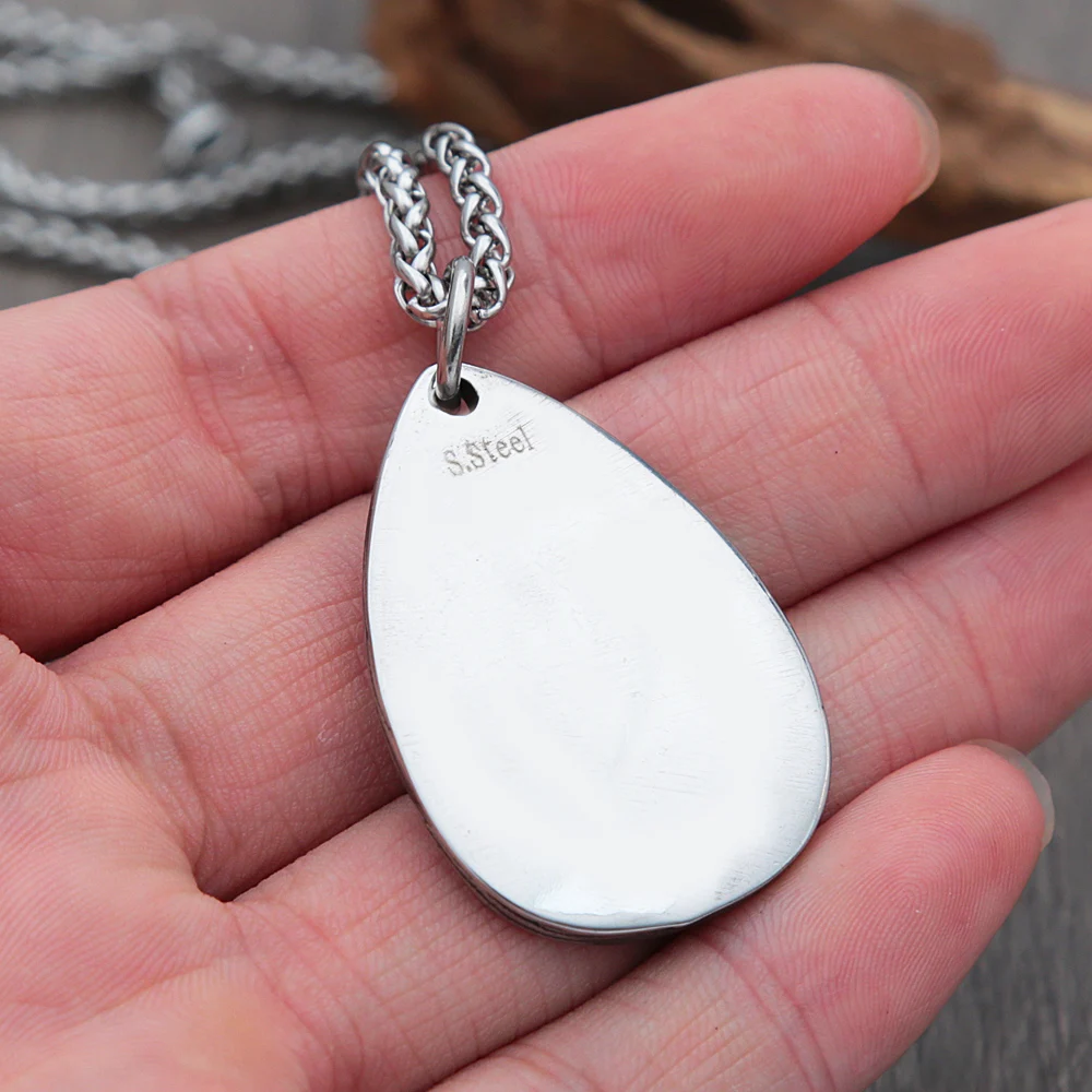 Ожерелье с подвеской в стиле панк креативное украшение хип-хоп изображением