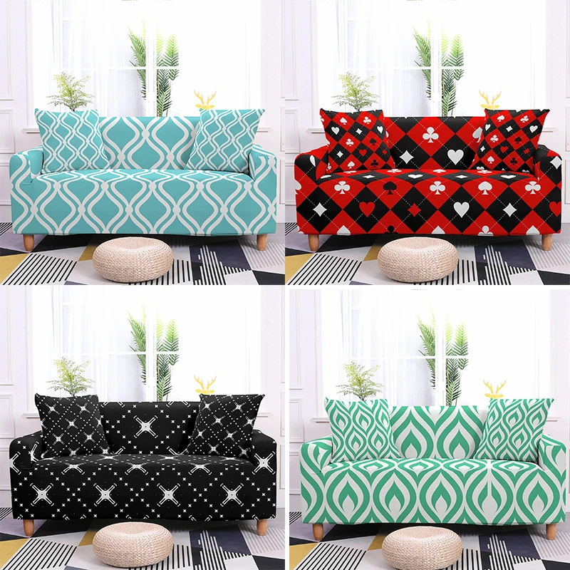 

Чехол для дивана с рисунком в виде сердца, противообрастающий эластичный чехол для дивана, чехлы для гостиной, большие диваны