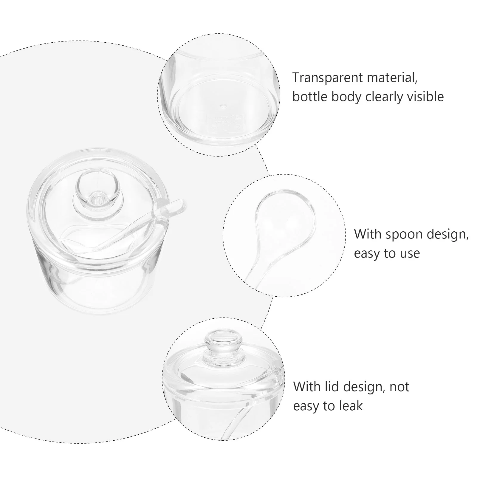 Сахарница гранулированная банка горшок для приправ кухонная контейнер