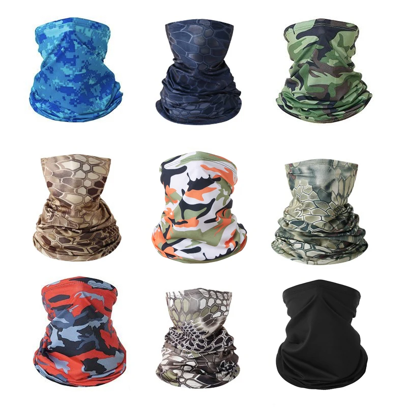 

Multifunctional UV Protection Magic Scarf Neck Warmer Tube Outdoor Fishing Hiking Cycling Face Head Wrap Cover Bandana Headband