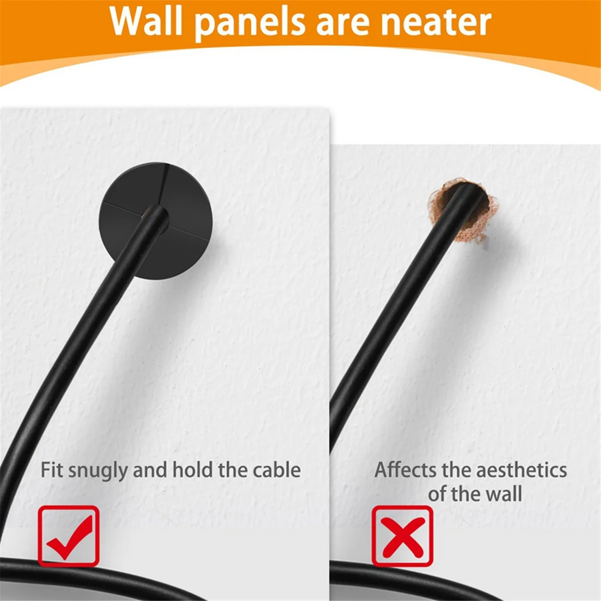 Набор для прокатки кабеля 4 шт. настенные проходы 1 дюйм Dishy Ethernet сетевые отверстия