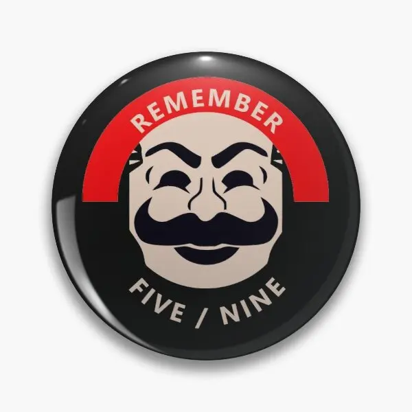 

Mr Robot Rembember Five Nine Customizable Soft Button Pin Cute Lapel Pin Hat Lover Collar Creative Cartoon Gift Badge Jewelry