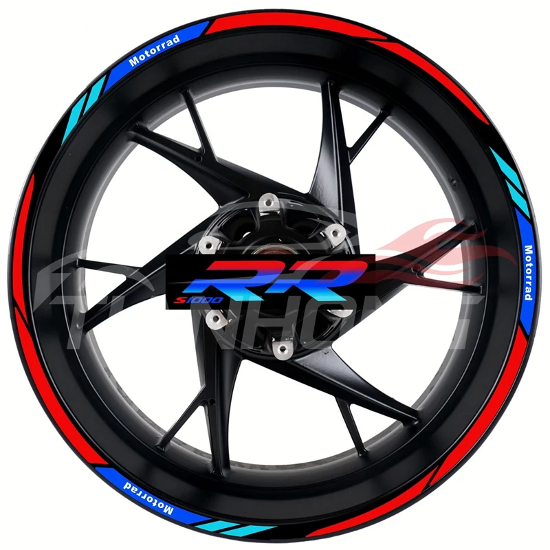 

For motorcycles HP4 S1000RR single R R wheel stickers reflective wheels rims waterproof decals