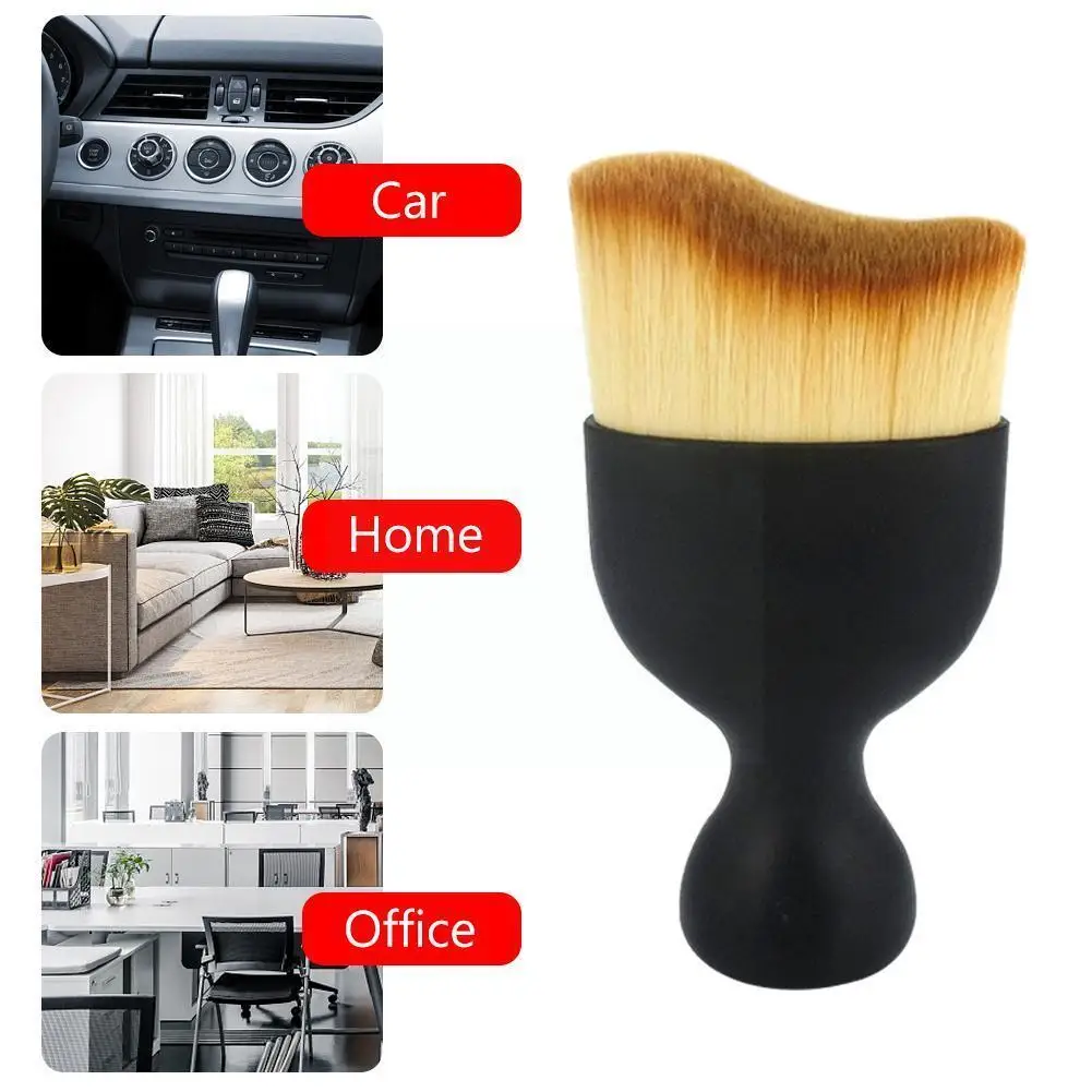 

Car Curved Brushes Washing Soft Brush For Car Interiors Instrument Air Outlet Gap Dust Removal Brush Home Detail Cleaning T C1V9