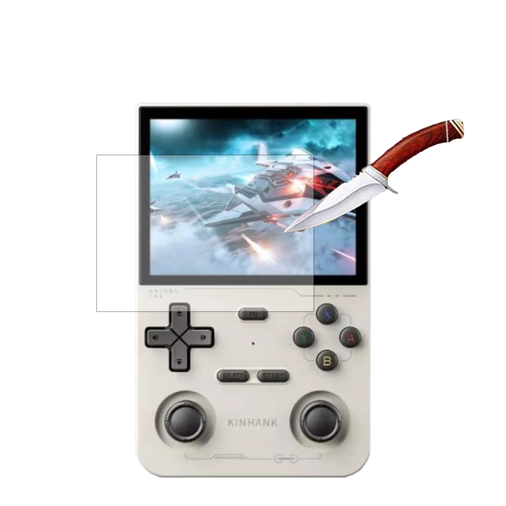 Пленка из закаленного стекла для консоли Kinhank K36 в стиле ретро защитная пленка