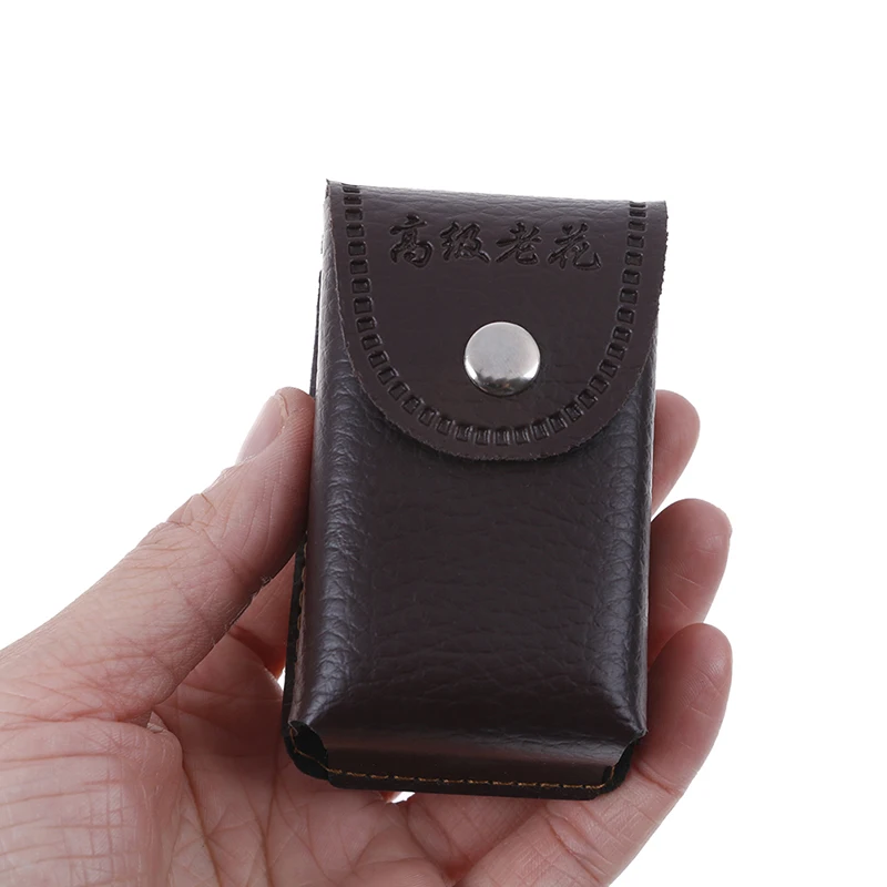 

Portable Unisex Reading Glasses Box Case Men Women Folding Protective Leather Soft Bag 3 Styles Presbyopic Glasses Case 1PC