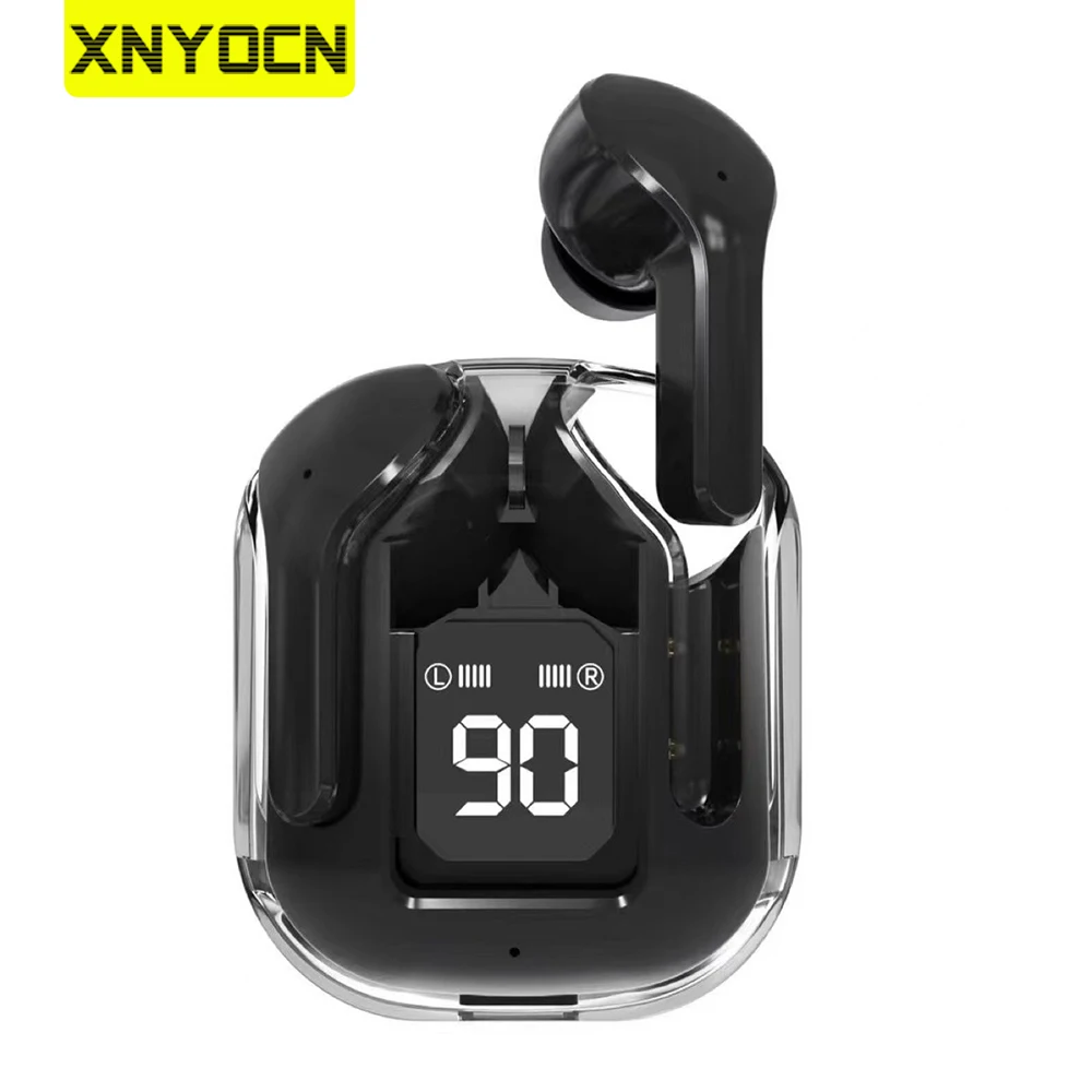 Xnyocn BT30 ENC шумоподавляющие беспроводные Bluetooth-совместимые наушники HiFi стерео наушники с цифровым дисплеем для зарядки