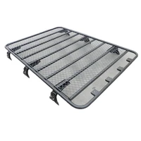 new oem custom offroad car accessories cargo luggage basket roof rack with rain gutter bracket