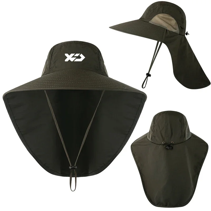 2024 мужская летняя рыбацкая шляпа новая уличная регулируемая дышащая от солнца с