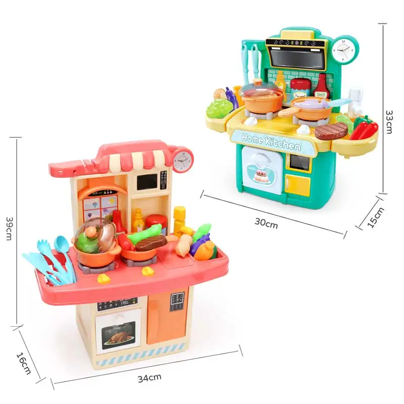 Детские кухонные игрушки имитация посуды Обучающие мини-кухня ролевые игры для