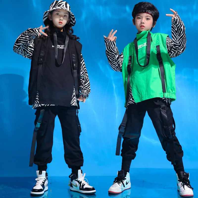 Детская одежда в стиле хип-хоп куртка без рукавов жилет футболка с длинными