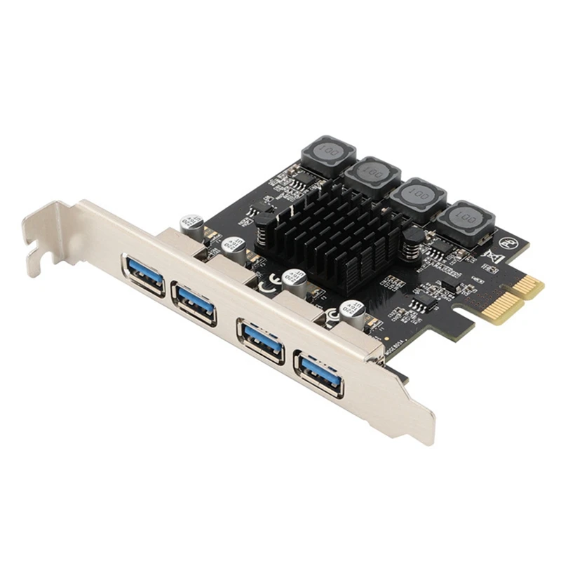 

4 порта USB 3,0 PCI Экспресс-карта USB 3,0 PCI-E Расширенная карта PCIE на USB 3,0 адаптер карта для PCIE 1X 4X 8X 16X слот