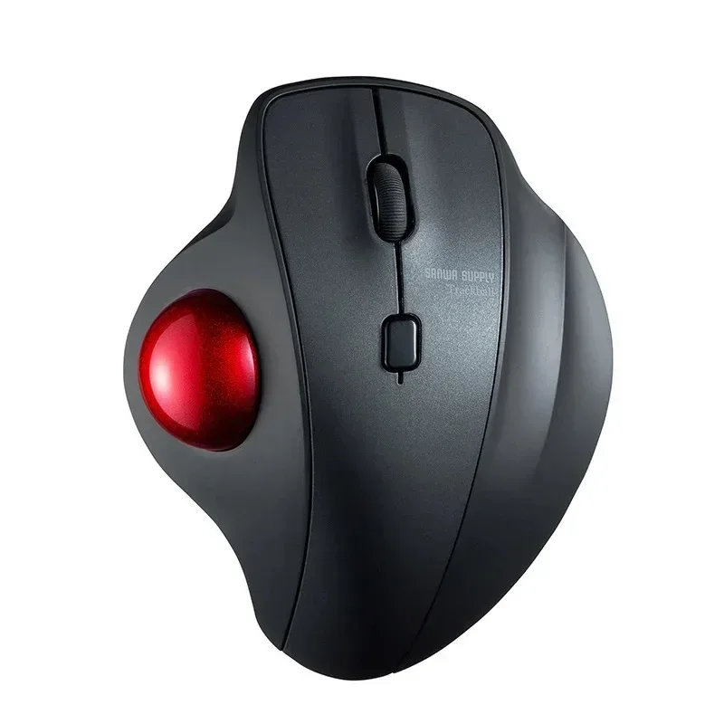Фото Мышь-трекбол Sanwa: проводная/Bluetooth, эргономичная, оптическая, для дизайна и черчения CAD, с регулировкой DPI, офисная, прочная №5