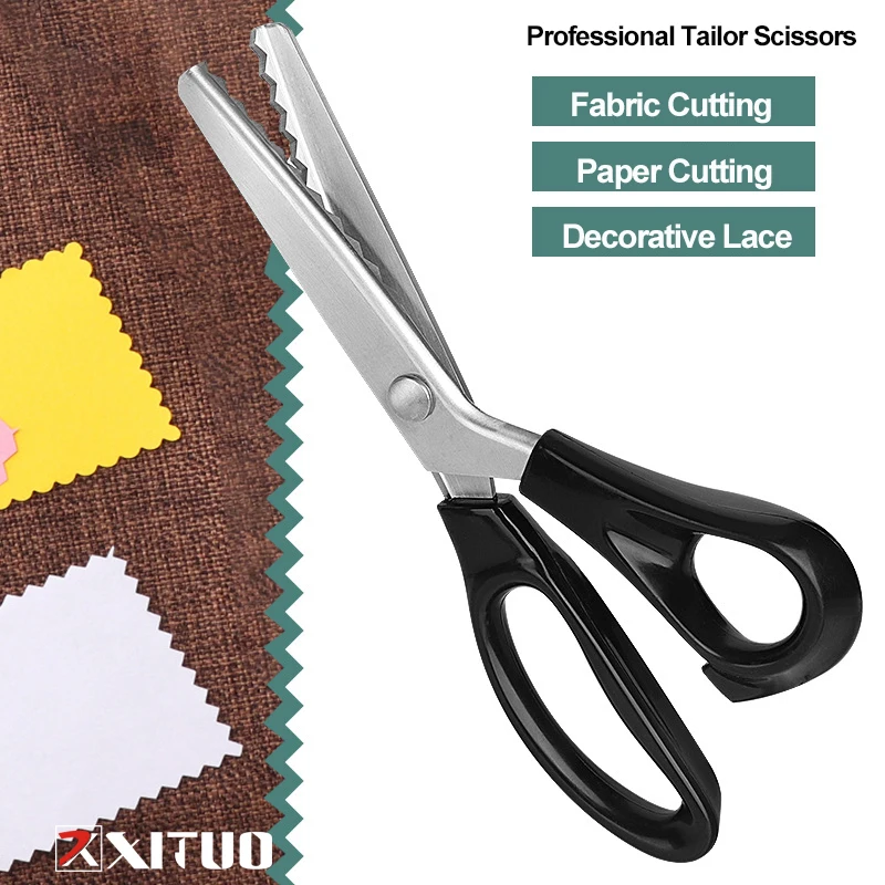 

XITUO Tailor's Scissors Decorative Lace Fabric Paper DIY Apparel Fabric Professional Handwork Arts,Crafts & Sewing Tool Home Cut