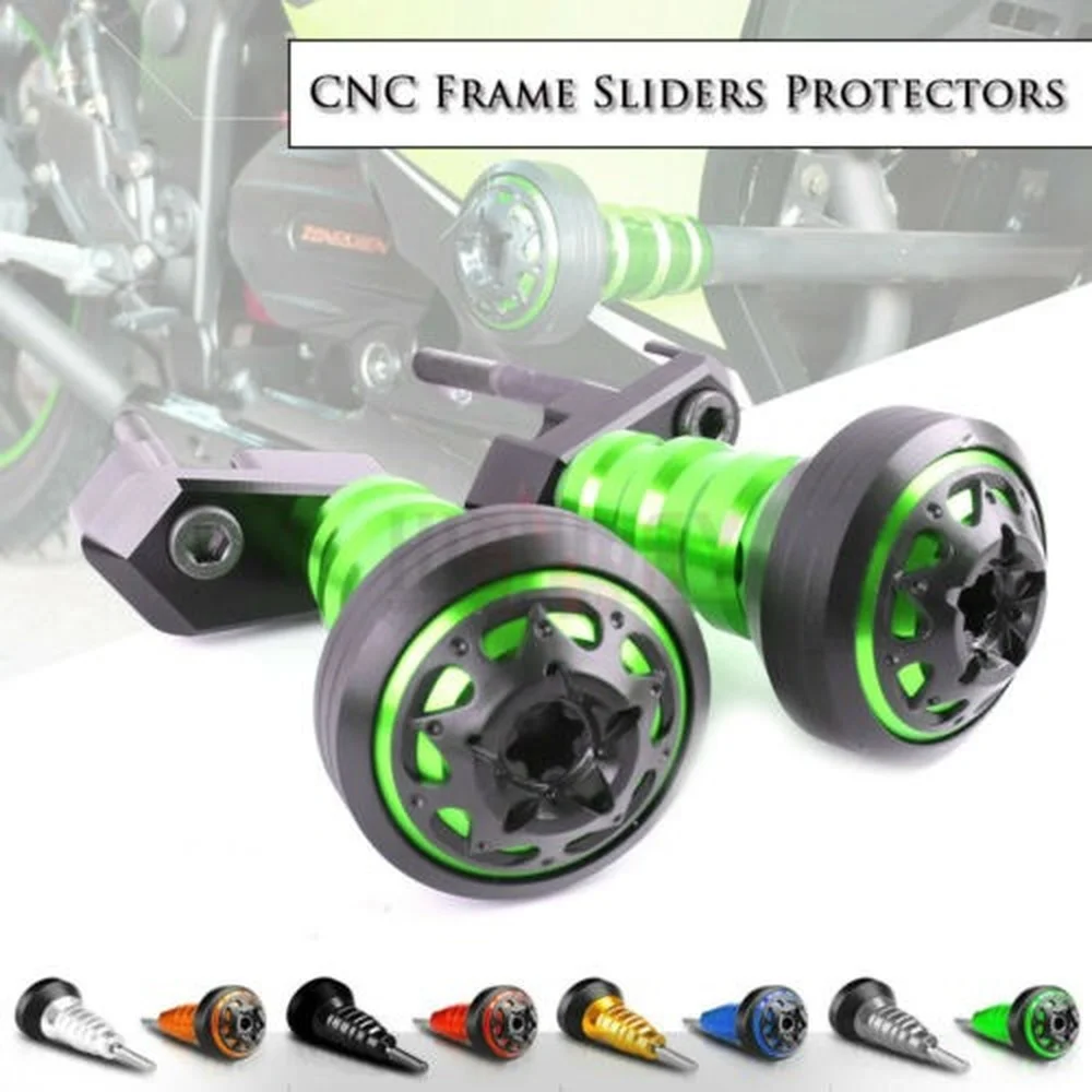

Motorcycle Carved Falling Protection Frame Slider Fairing Guard Crash Pad Protector For KAWASAKI Z1000 Z-1000 2010-2017