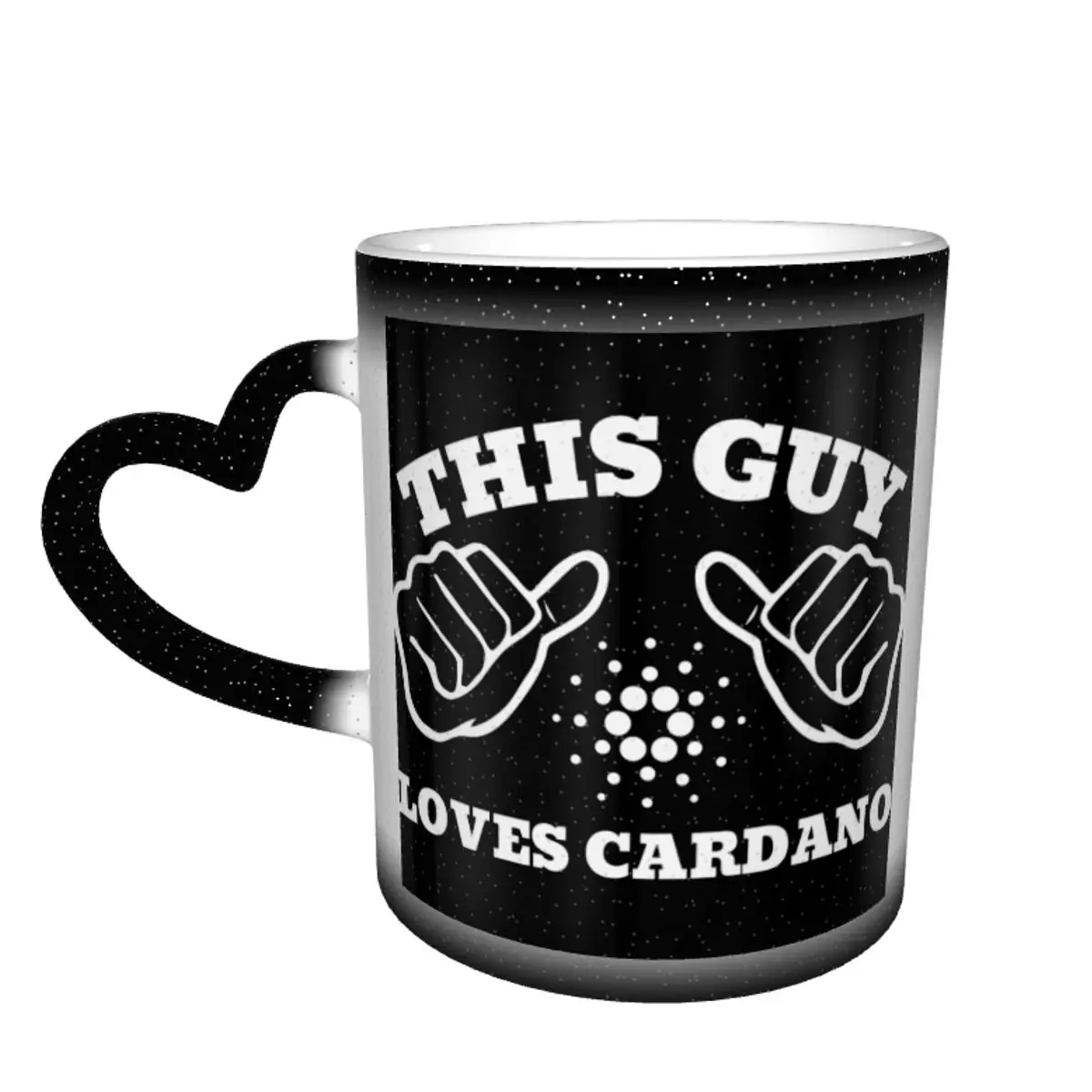 

This Guy Loves Cardano ADA Color Changing Mug in the Sky Unique Ceramic Heat-sensitive Cup Vitalik Multi-function cups