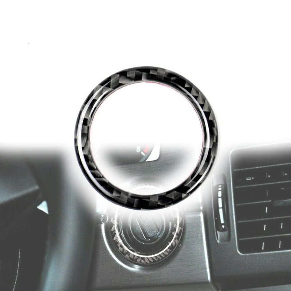 

Кольцо для ключа зажигания из углеродного волокна, отделка для Mercedes Benz C Class W204 2011 2012 2013 2014