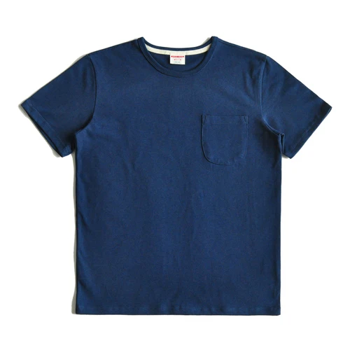 

2022 Men's T-shirt Thick Shirts for Men Solid Color Double-woven fabric Short Sleeve Anti-deformation 340g