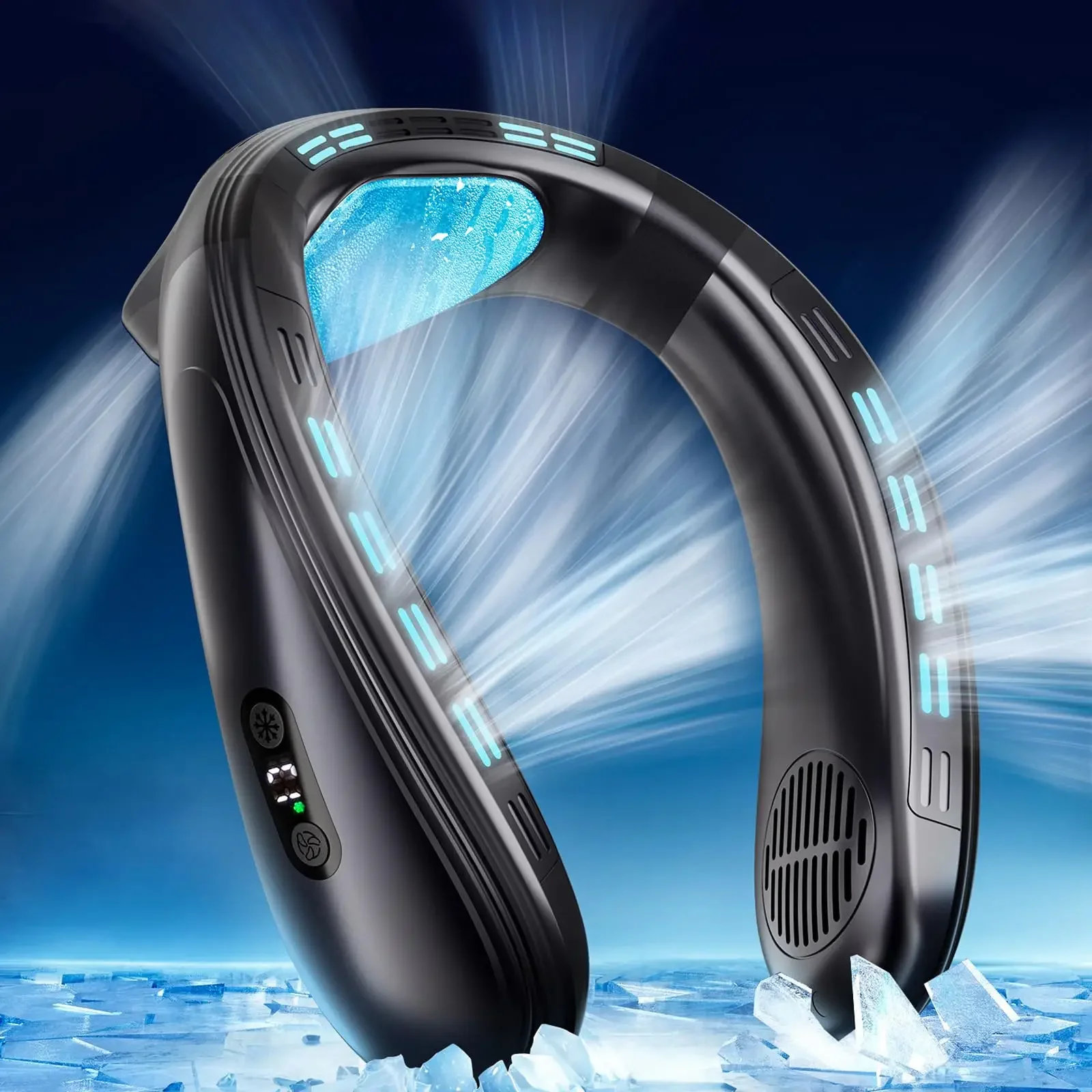 Новый шейный кондиционер портативный вентилятор перезаряжаемый